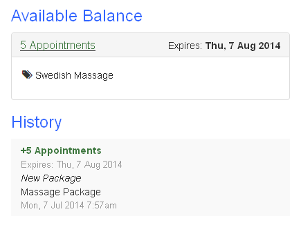 Customer available balance